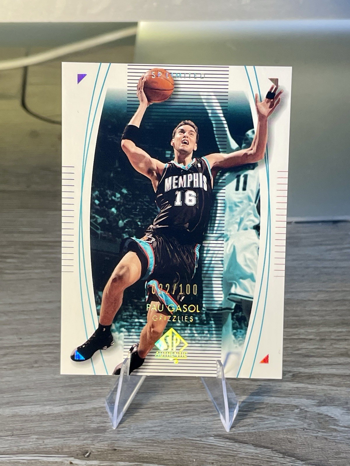 Pau Gasol #39 Basketball Cards 2003 SP Authentic trading card — raw and PSA graded price guide