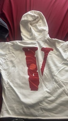 Vlone Vice City Hooded Sweatshirt  White  Size Medium/Brand New