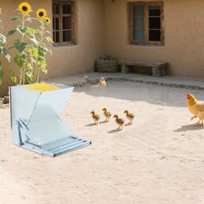 Automatic Metal Treadle Feeder Galvanized Steel Poultry Feeder Chicken Feeder