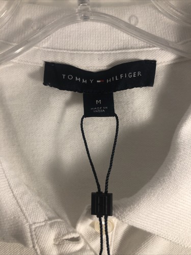 Polo donna Tommy Hilfiger bianca e ombretto acqua manica corta nuova con etichetta - Foto 3 di 5