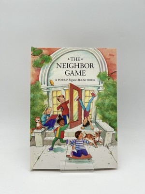 1994 Children's Book ''The Neighbor Game'' Pop-Up Mystery Book To Solve SEALED