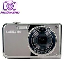 Samsung PL120 Digital Camera 14.2 MP DualView Vintage Selfie Face Detection 5x