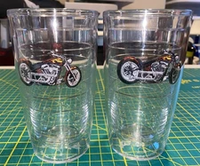 Motorcycle Tervis Tumbler 16 oz lot of 2 FREE SHIPPING!