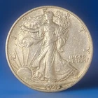 1941-S Walking Liberty Half Dollar 90% Silver Coin 50c AU Almost Uncirculated