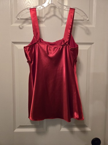 Vintage IZ Byer California Babydoll Red Tank Top Size M - Bild 6 von 9