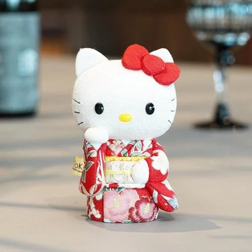 Invitación Hello Kitty Rojo Feng Shui Artesano Tradicional Toko Kakinuma - Imagen 3 de 4