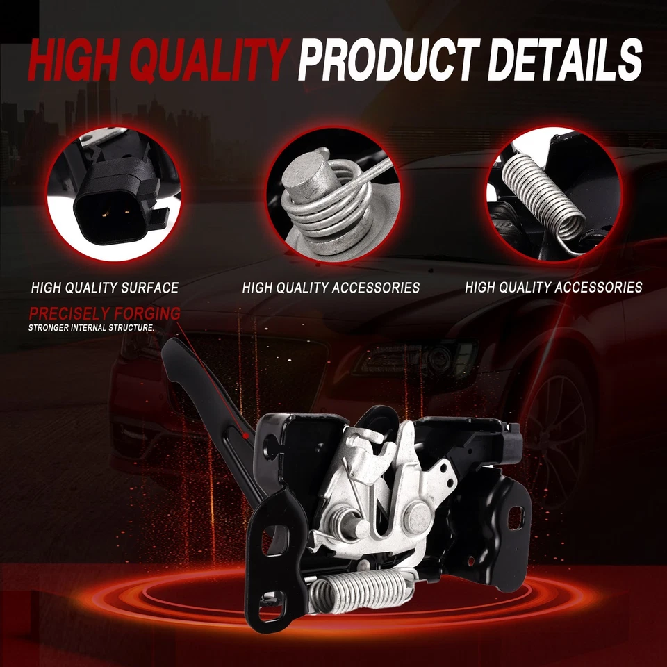 Hood Latch Lock For Chrysler 300 Dodge Charger 2011-2021 Sedan with Remote Start - Image 2 of 4