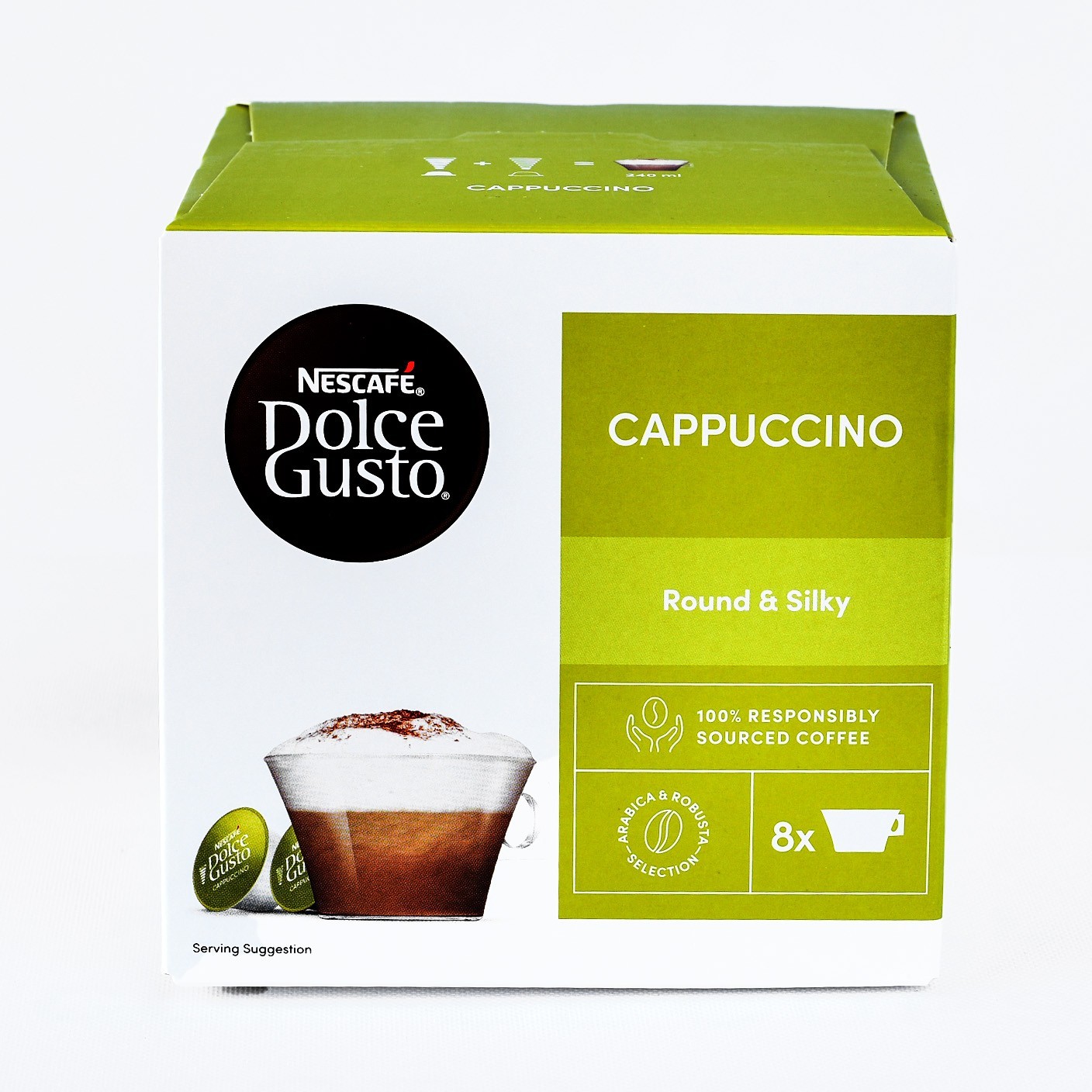 Dolce Gusto Cappuccino Nescafe Pods - 16 Coffee Capsules