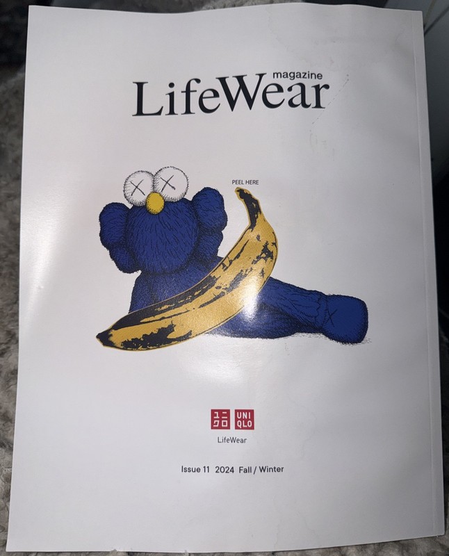 UNIQLO LifeWear Magazine Issue 11 2024 Fall / Winter Ft. KAWS + WARHOL COLLAB