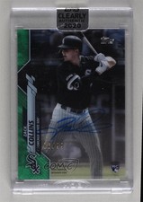 2020 Topps Clearly Authentic Auto Green 6/99 Zack Collins #CCA-ZC Auto ms9