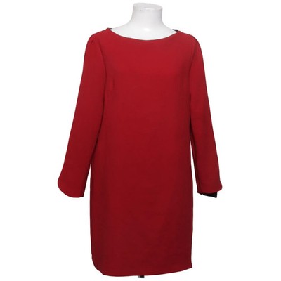 Zara Basic, Kleid, Größe: L, Rot, Polyester, Einfarbig, Damen #pG3
