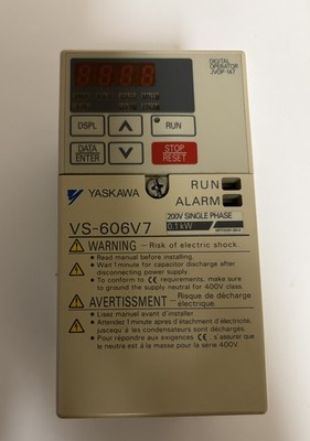 YASKAWA VS-606V7 CIMR-V7CCBOP1 Frequenzumrichter, 0.3KVA