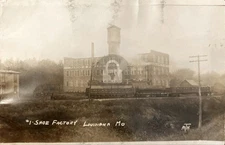 Louisiana MO Fargo & Phelps Shoe Co., Chicago Alton Railroad RPPC Postcard COPY