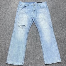 Marc Ecko Jeans Men 36x30 Blue Cut Sew Straig...
