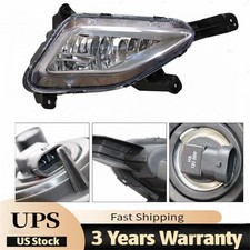 1Pair Front Fog Lights w/Bulbs Driving Lamps For Hyundai Sonata 2015 2016 2017！