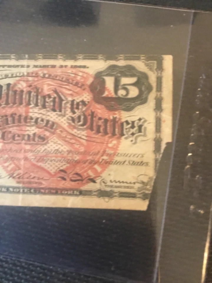 15 cent fractional currency fourth issue - Image 2 of 4