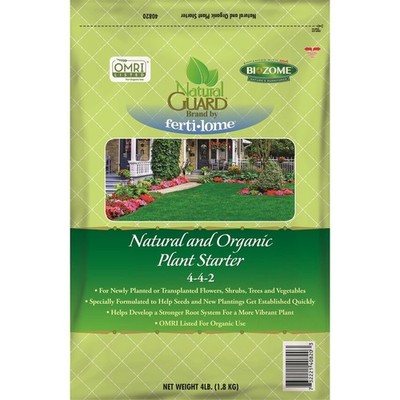 Fertilome Natural Guard Natural and Organic Plant Starter Food, 4-4-2, 4lbs