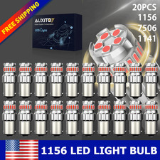 4x Red 1156 Led Strobe Flashing Brake Tail Stop Light Bulbs For Bmw E46 E60 E90