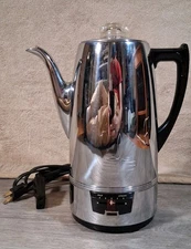 Vintage Universal Coffeematic EA-4428 Coffee Percolator Made in USA TESTED WORKS
