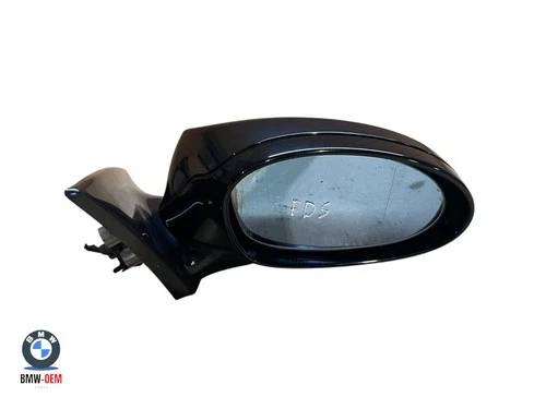 BMW 3 SERIES E92 M SP. FRONT RIGHT DRIVER SIDE WING MIRROR IN BLACK 475 5 PIN