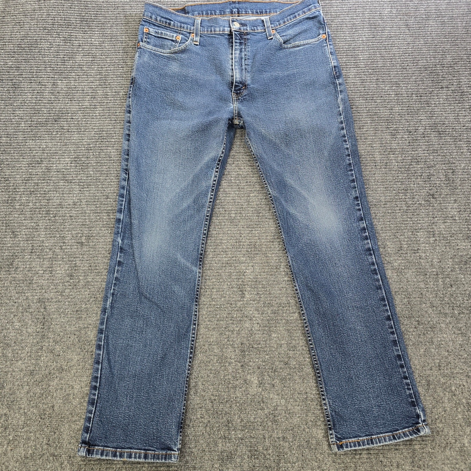 Levi's 514 Jeans Mens 34x30 Blue Straight Stretch
