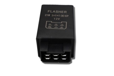 Blinkgeber 12 V Traktor Anhänger 4x21 W +3x2W  Blinker Relais   Flachstecker