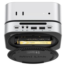 ORICO MiniLink USB HUB 40Gbps Docking Station Mac Mini M4 M.2 NVMe SSD 8TB M45P