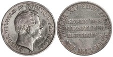 i-501023 German States Prussia 1 Thaler 1846 A. XF