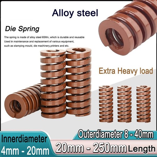 Schwerlast Druckdruck Matrizenfeder, 8 mm-40 mm Durchmesser & bis zu 250 mm lang JIS - Bild 1 von 12
