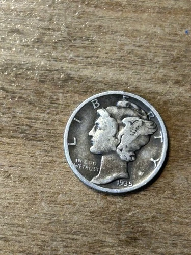 1935 Mercury Dime VG+