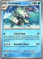 Golisopod 026/086 Uncommon Chaos Rising Pokemon Near Mint
