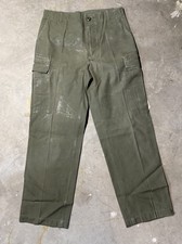 Rip-Stop Poplin OG 107 Tropical Jungle Pants Vintage 60s, 32x30