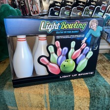 Light Up Bowling Set! Vibrant Coloured Bowling Pins For Kids Fun BRAND NEW