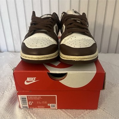 Nike Dunk Low Brown/White Leather Colorblock WMNS US 6.5 & 5Y DD1503-124