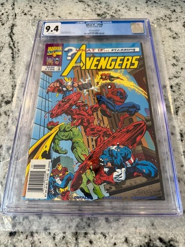 What If ? # 108 CGC Graded 9.4 Marvel Comic Book Avengers 1998 Carnage JH24