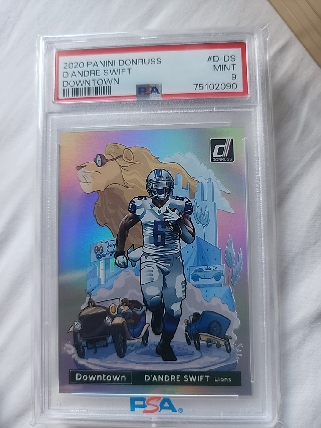 2020 Panini Donruss D andre Swift Downtown