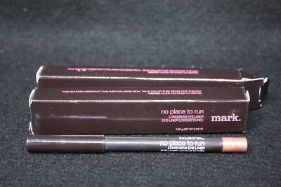 Avon Mark, No Place To Run-Longwear Eyeliner-Solid Gold or Precieux-Lot of 2