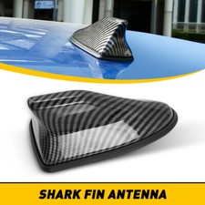 Carbon Fiber Cover Shark Car Trim Fin Antenna Roof Signal Radio Am Fm Aerial Us