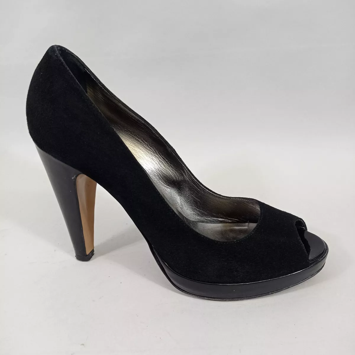 Hobbs black store suede shoes