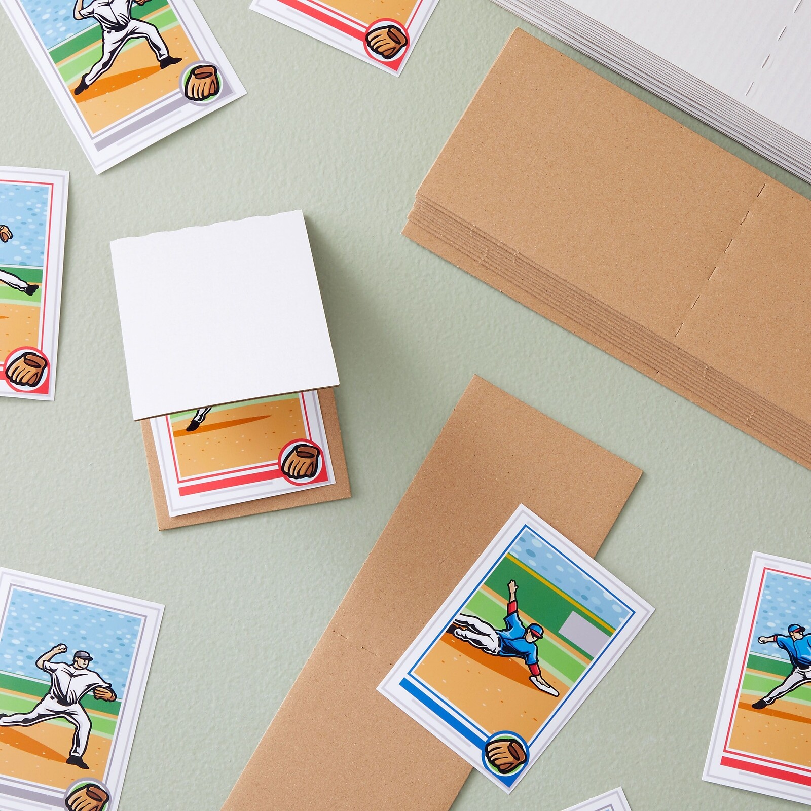 75 Pack Cardboard Sleeves for Shipping Supplies, Trading Cards, 3 x 4.5