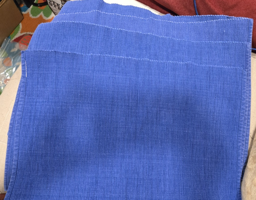 Lot Of 4 Blue Cotton Weaved Placemats - Bild 1 von 7