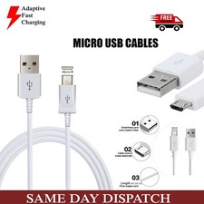 Extra Long 3m Data Charger Charging Cable Lead For Galaxy Phones-White