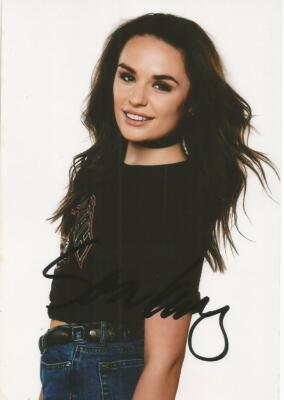X FACTOR* SAM LAVERY SIGNED 6x4 PORTRAIT PHOTO+COA