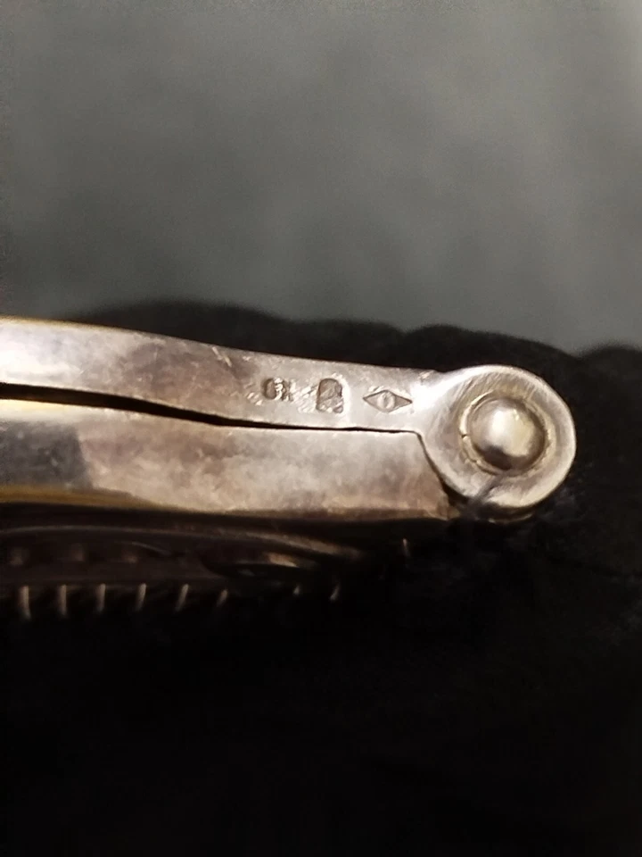 Bolso Cartera Ángel Vintage Plateado Foto 4 de 4