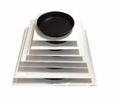 Plastic Pizza Pans Separator Square 7” to 20” Pizza Pans Stacking 3mm Thickness 