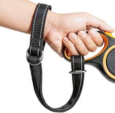 Short Dog Leash,Baby Stroller Wheelchair Safety Strap With Reflective Leads