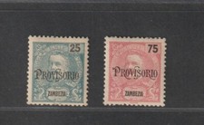 MOÇAMBIQUE - ZAMBÉZIA - D. CARLOS I COM SOBRECARGA PROVISORIO - 1903