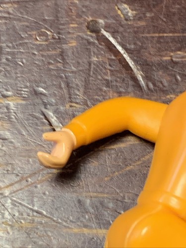 Vintage 1970’s Tonka Play People Orange Jumpsuit Mechanic Action Figure - Picture 7 of 24