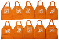 (10 PACK) Home Depot Mini Apron Gift Card Holders Ornament Doll Toy Elf Dress Up