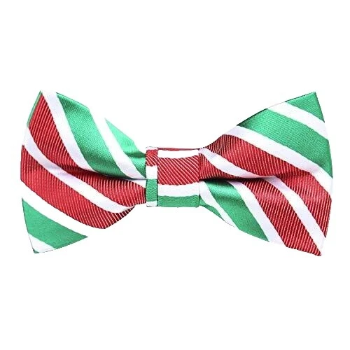 Lazos de Corbata de Lazo a Rayas de Navidad para hombres
